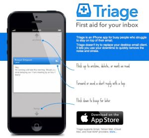 Triage email app